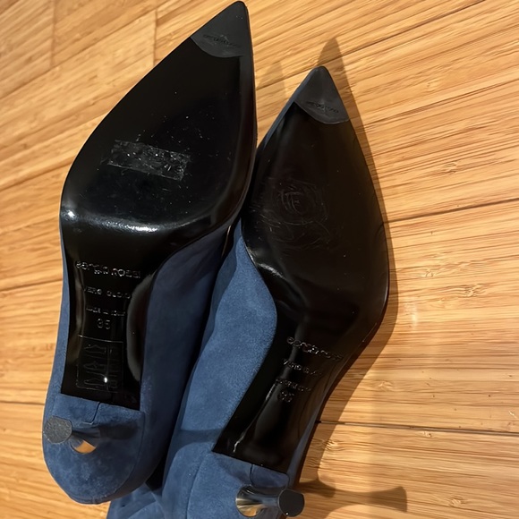 Sergio Rossi Suede Calf Bottie Size 5 - Picture 5 of 9